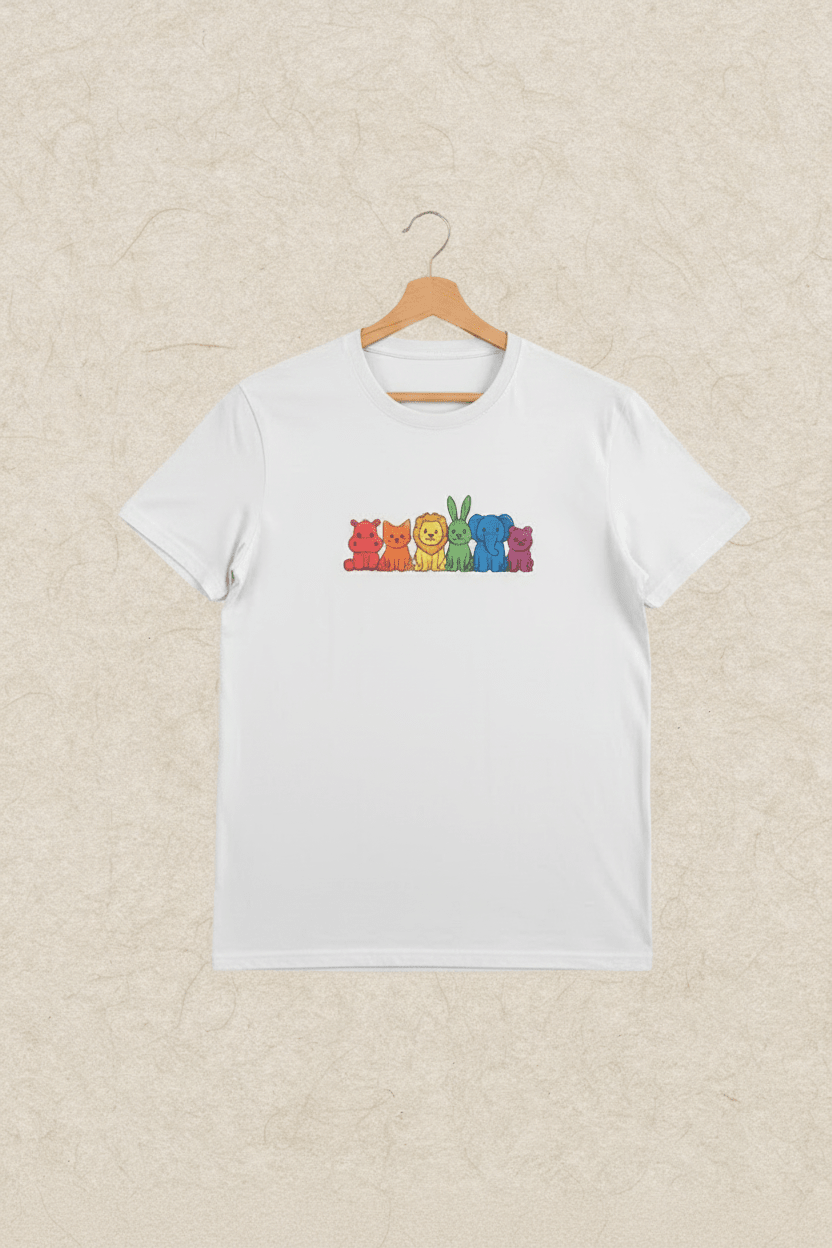 Camiseta Animales - Chicos de Falda