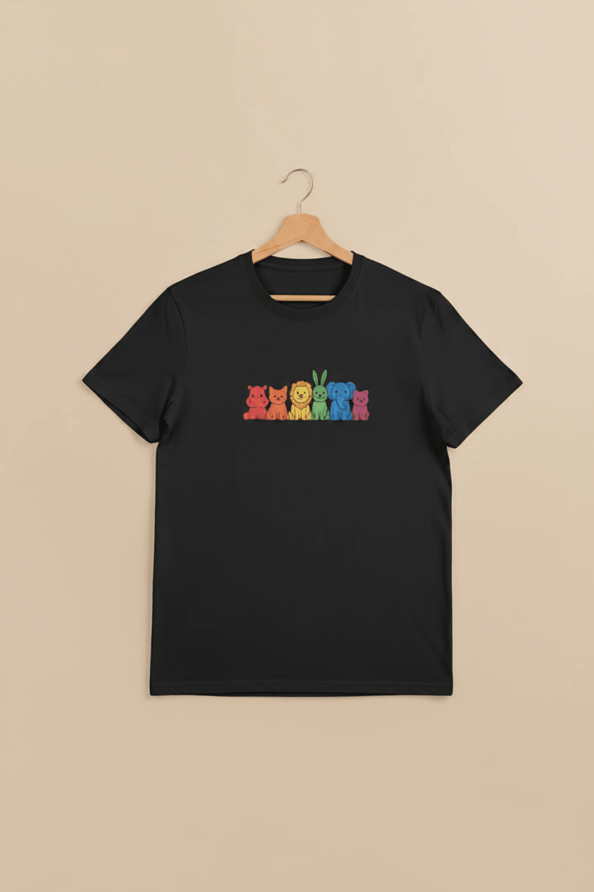 Camiseta Animales - Chicos de Falda