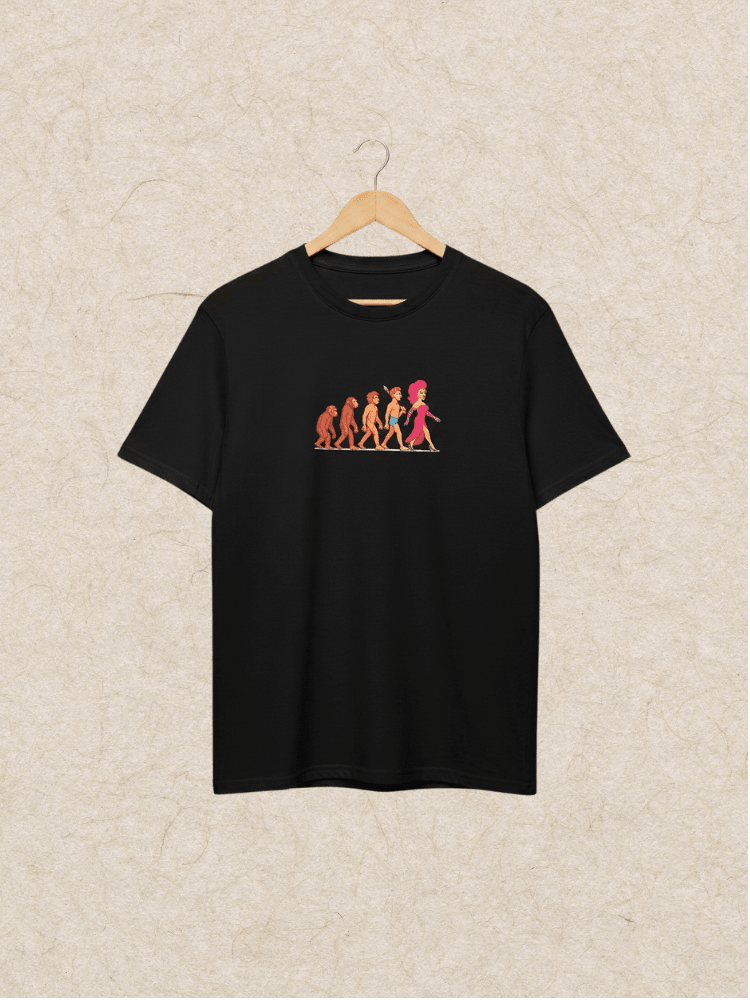 Camiseta Evolución Drag - Chicos de Falda