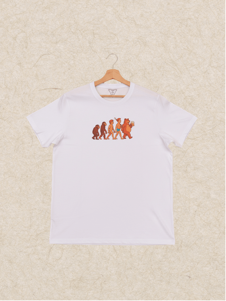 Camiseta Evolución Oso - Chicos de Falda