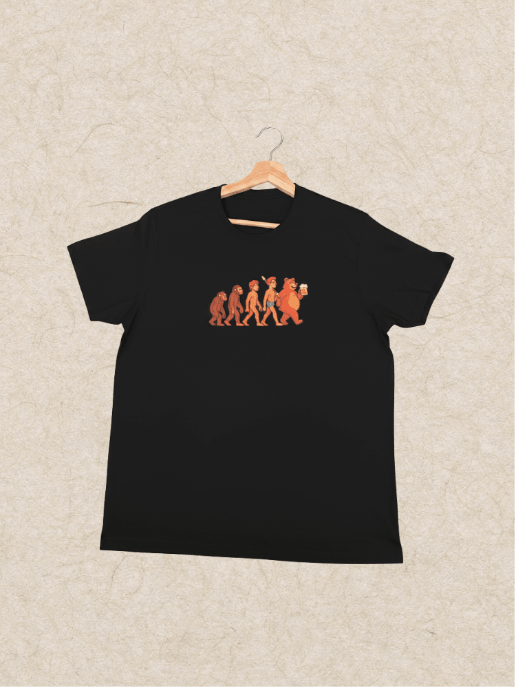 Camiseta Evolución Oso - Chicos de Falda