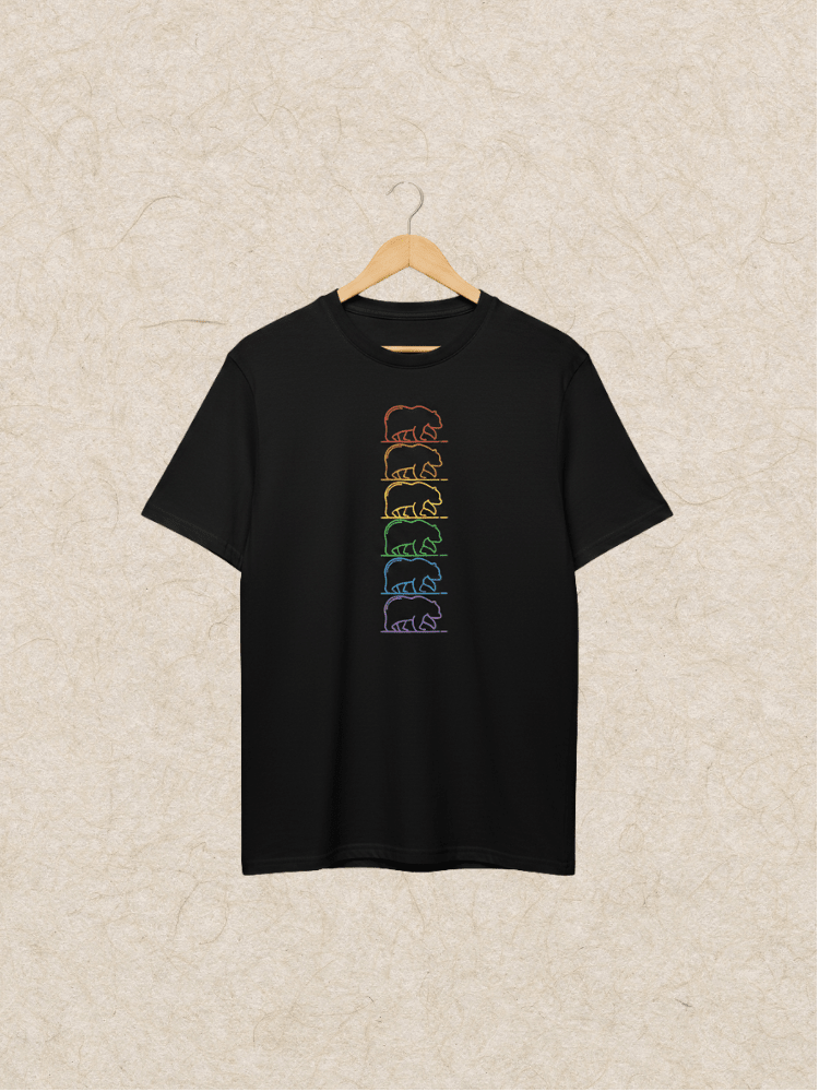 Camiseta Oso Vertical - Chicos de Falda